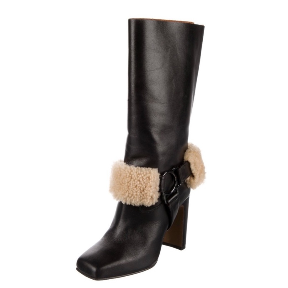 Off-White Leather Riding Boots “For Riding” - Picture 5 of 16
